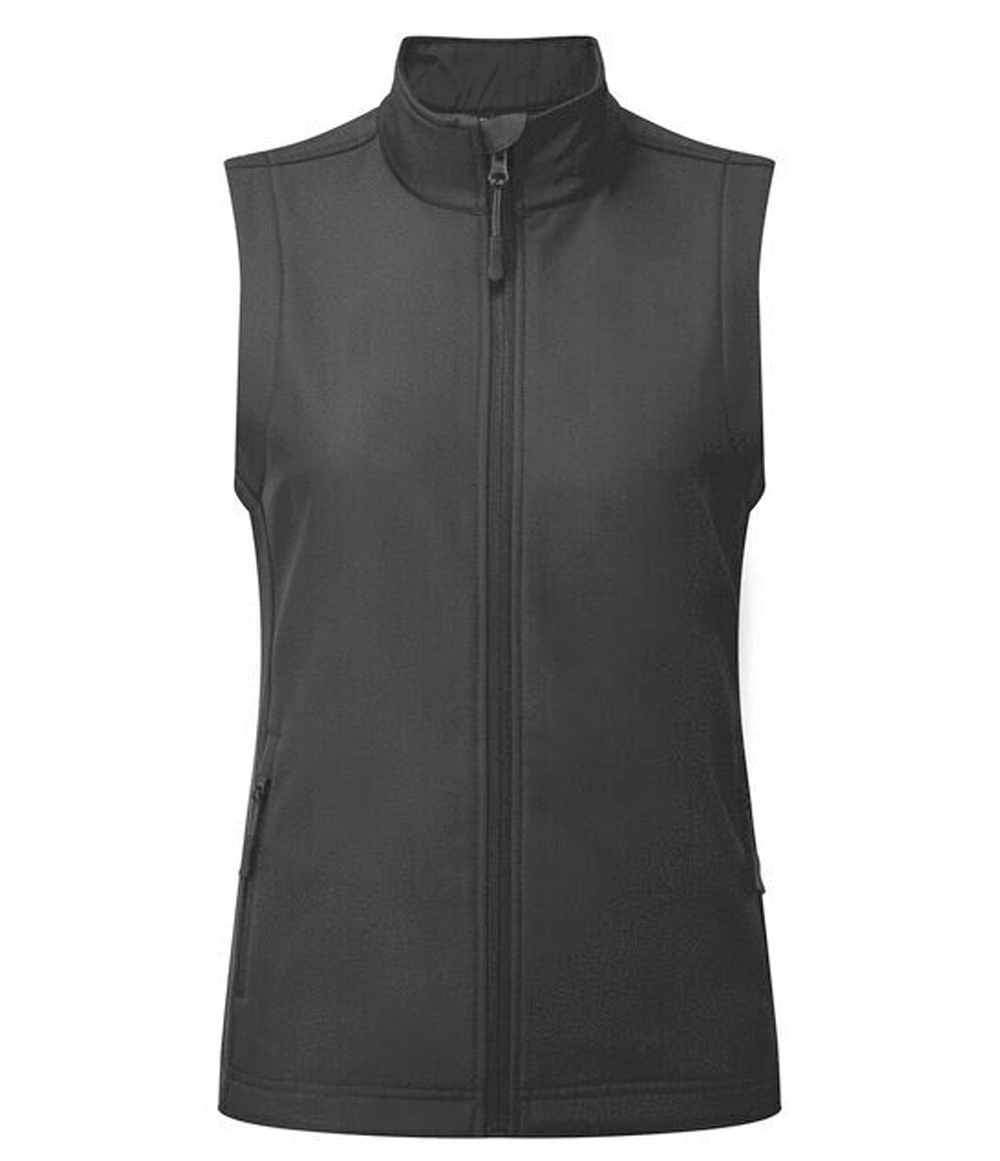 softshell gilet black