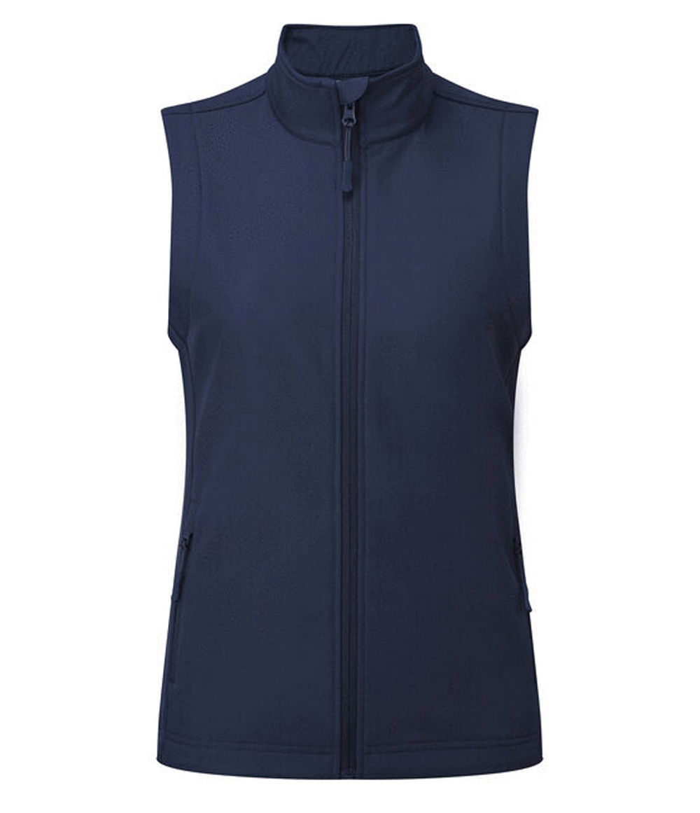 softshell gilet navy